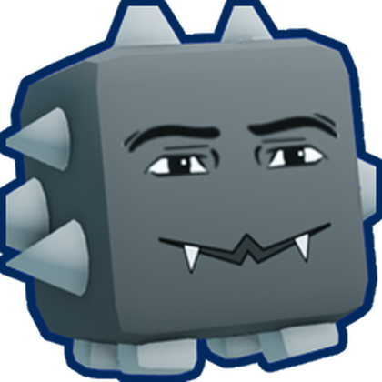 Shiny Man Face Golem