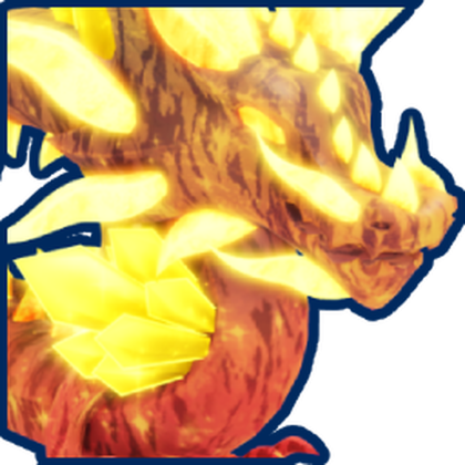 Shiny Sapphire Crystal Dragon