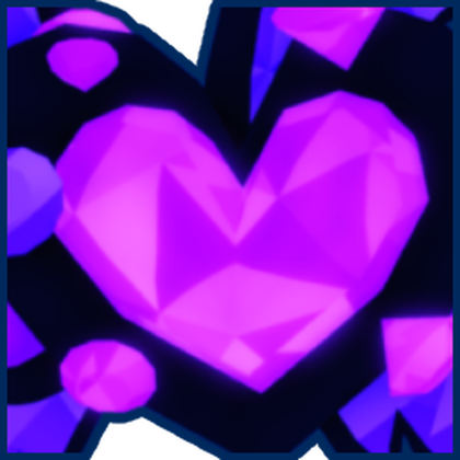 Shiny Mythic Neon Crystal Heart