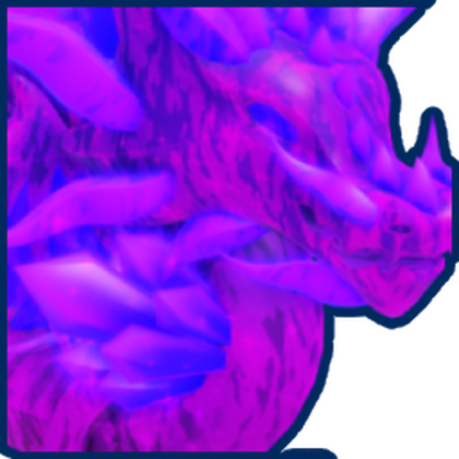 Shiny Mythic Sapphire Crystal Dragon