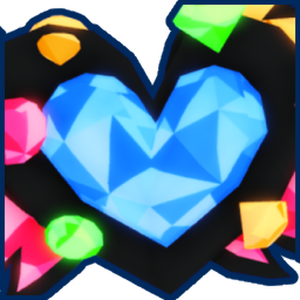 Neon Crystal Heart