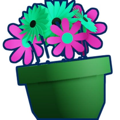 Shiny Flower Pot