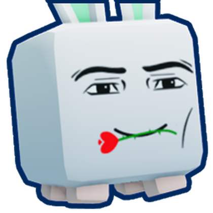 Shiny Man Face Bunny